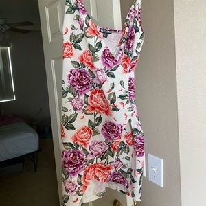 Floral bodycon dress